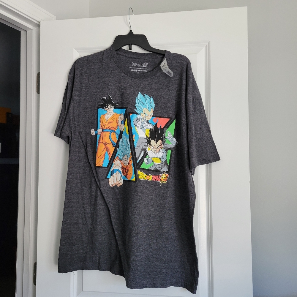 Dragon Ball Toei Animation Graphic T-Shirt Men's XL Gray NWT